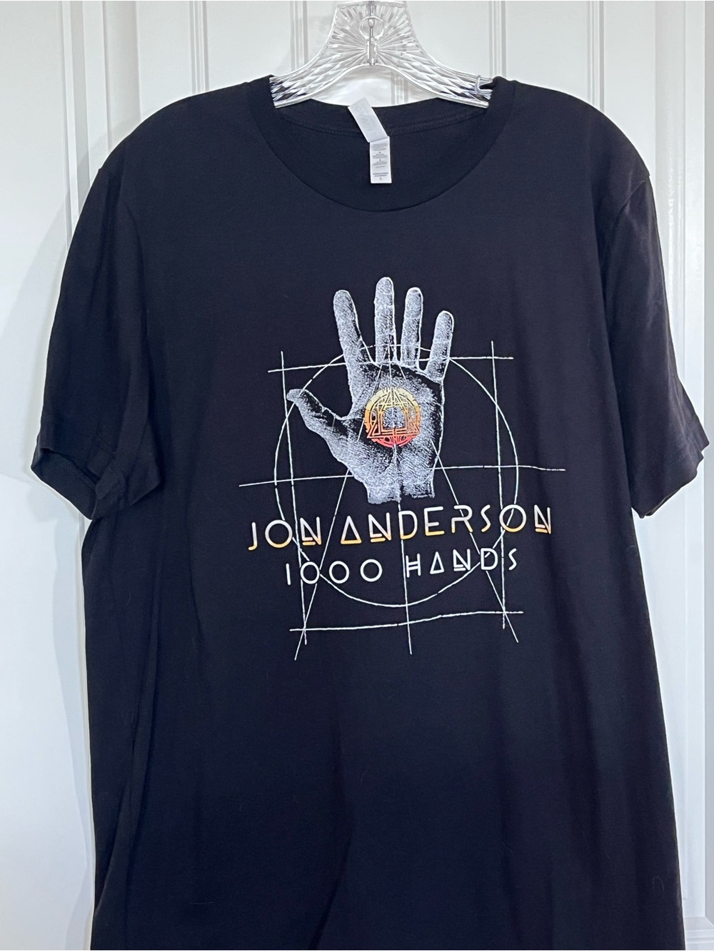 Jon Anderson 1000 Hands US Concert Tour Tee Shirt - Black Large NEW